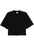 PINKO embroidered-logo T-shirt - Black