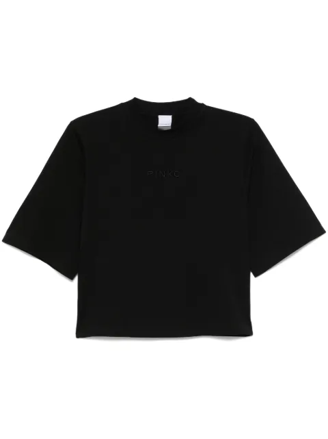 PINKO embroidered-logo T-shirt 