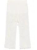 ERMANNO FIRENZE guipure-lace trousers - White