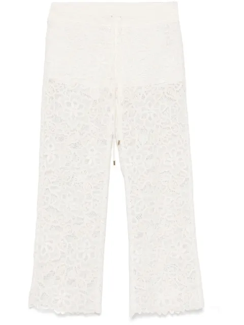 ERMANNO FIRENZE  guipure-lace trousers