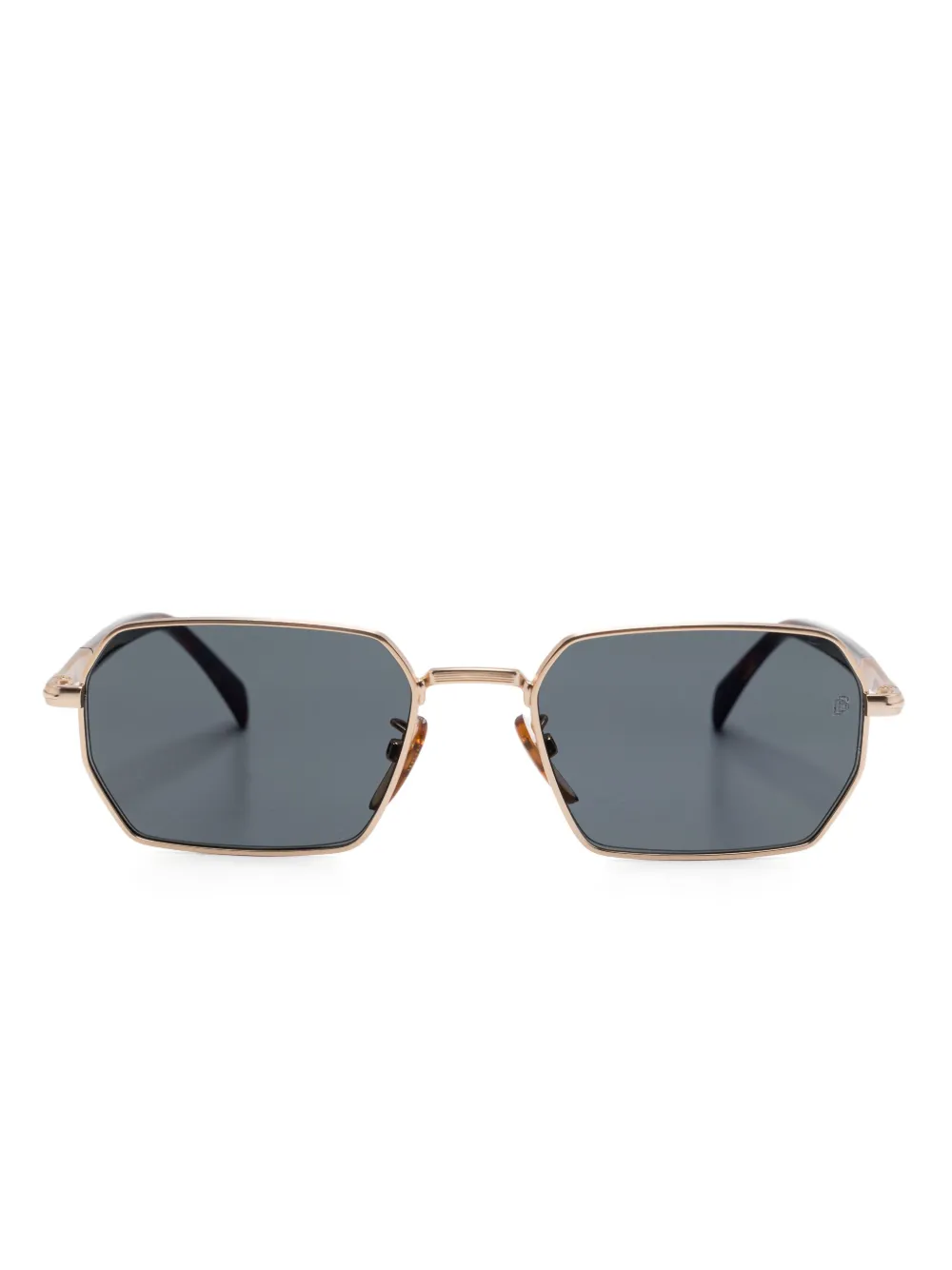 geometric-frame sunglasses