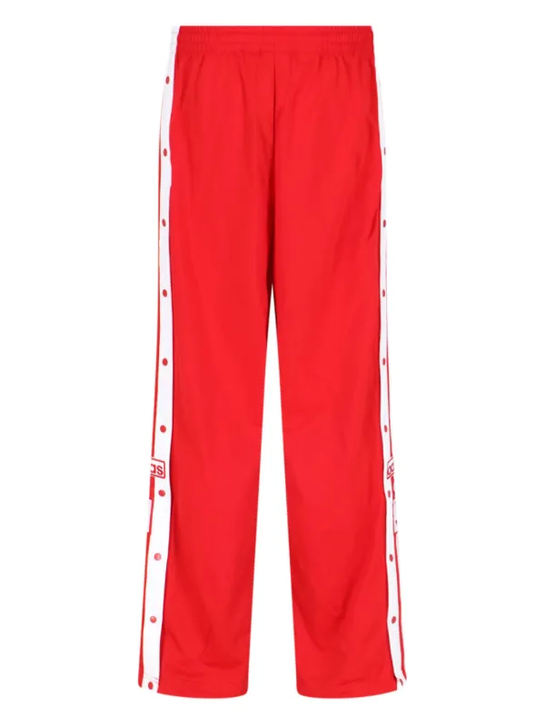 adibreak track pants red