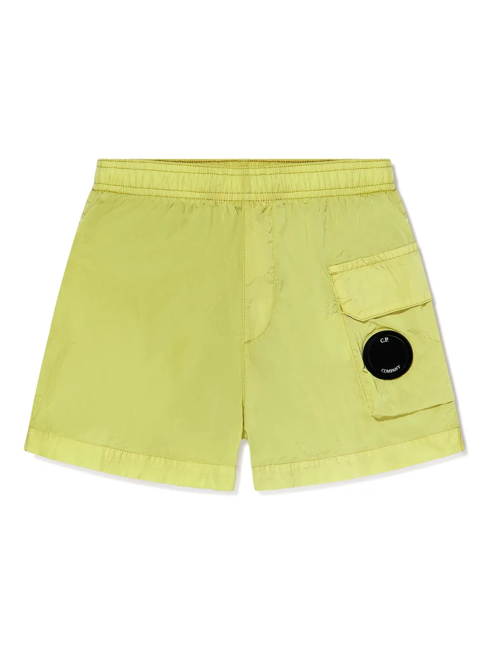 C.P. Company Kids shorts con aplique Lens | verde | Image 1