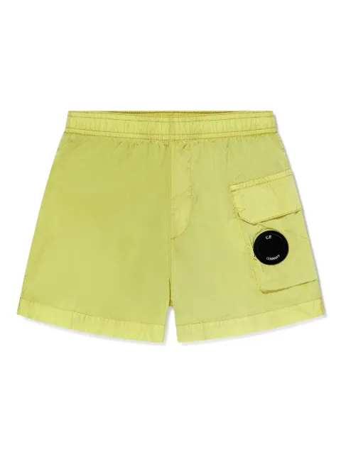 C.P. Company Kids Lens-appliqué shorts