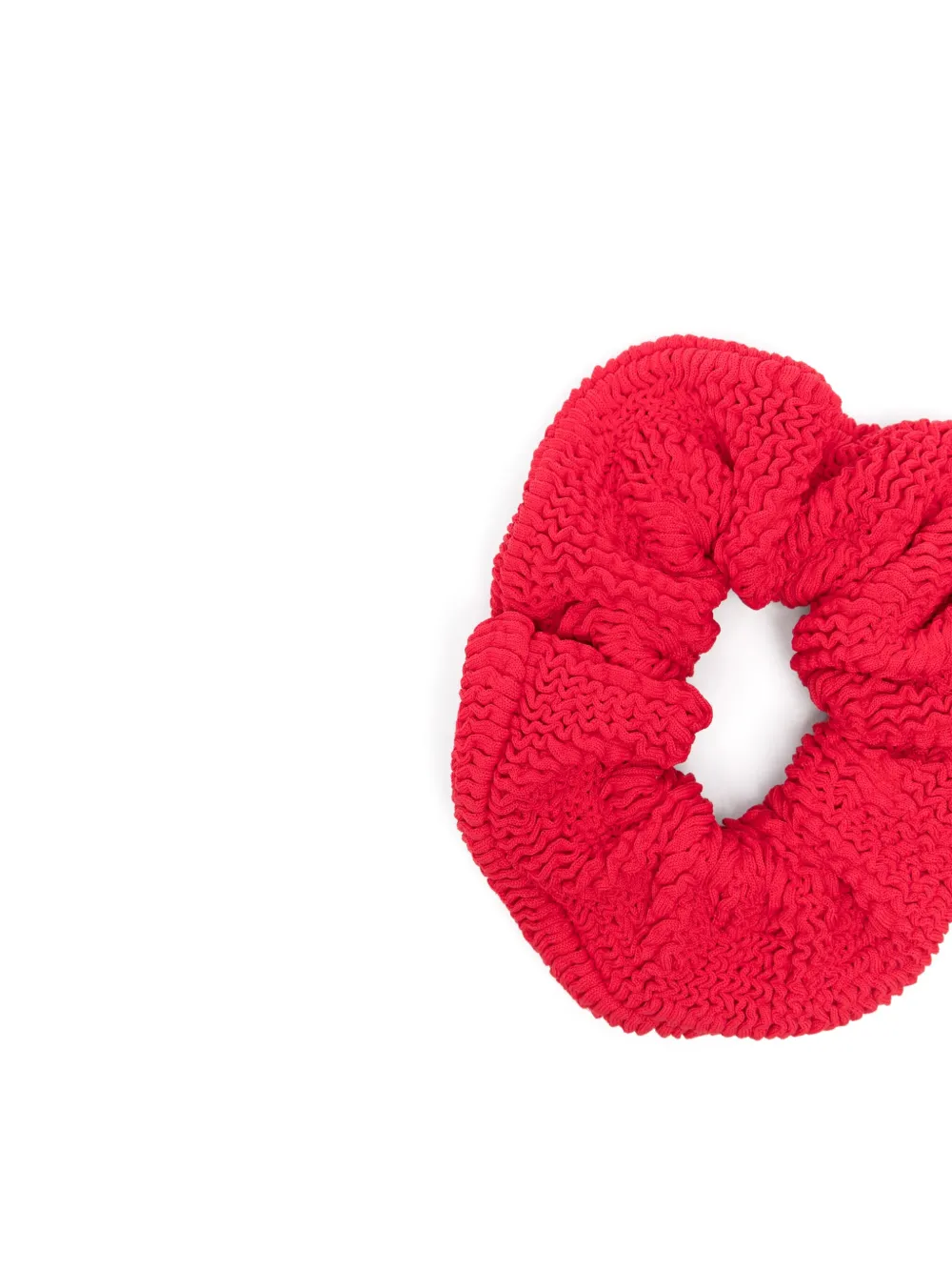 Hunza G Scrunchie met ruches - Rood