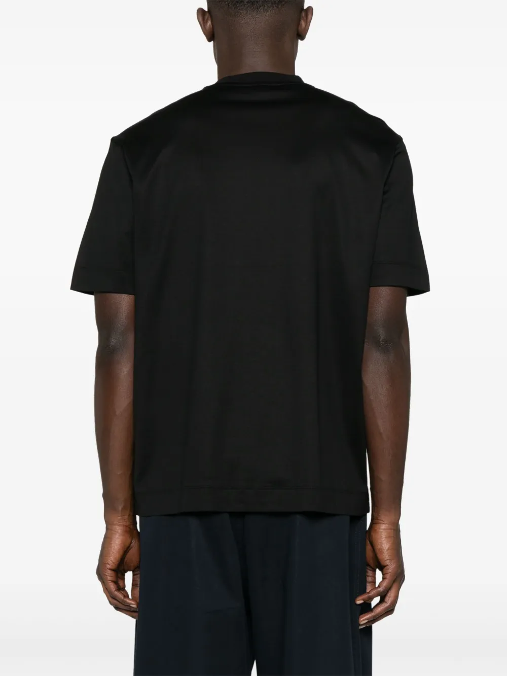 Emporio Armani T-shirt met logopatch Zwart