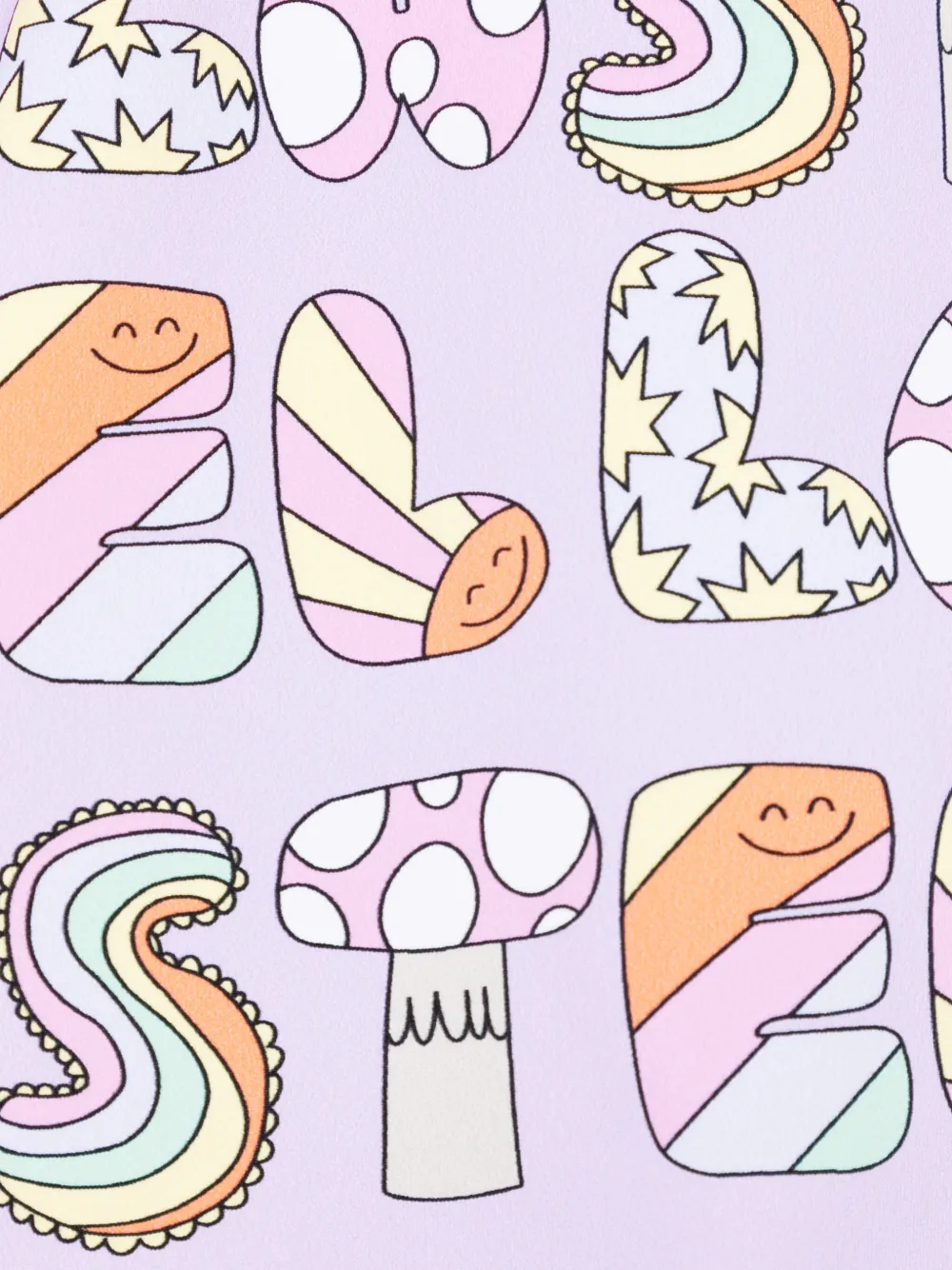 Stella McCartney Kids Badpak met logoprint Paars