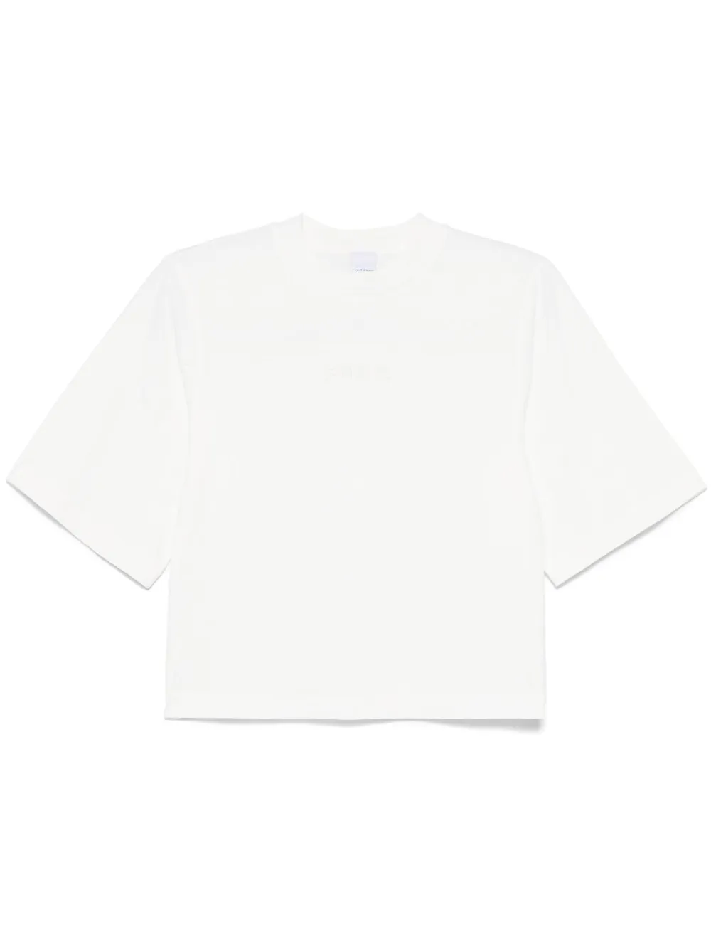 embroidered-logo T-shirt