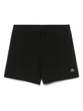 Moose Knuckles logo-patch swim shorts - Black