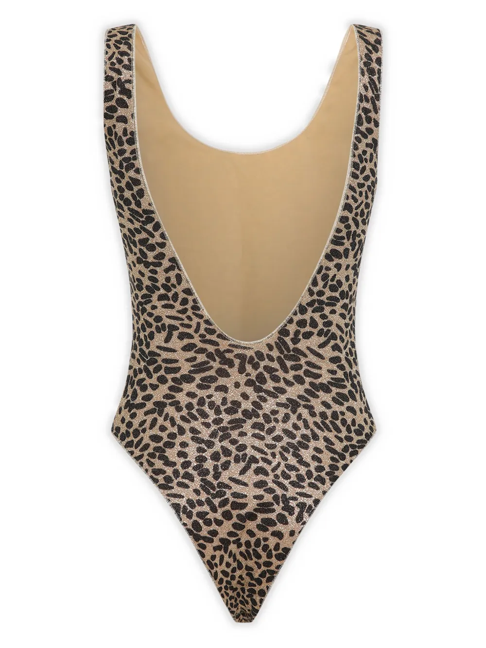 Oséree leopard-print swimsuit - Bruin