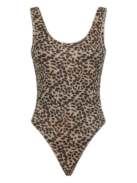 Oséree leopard-print swimsuit 