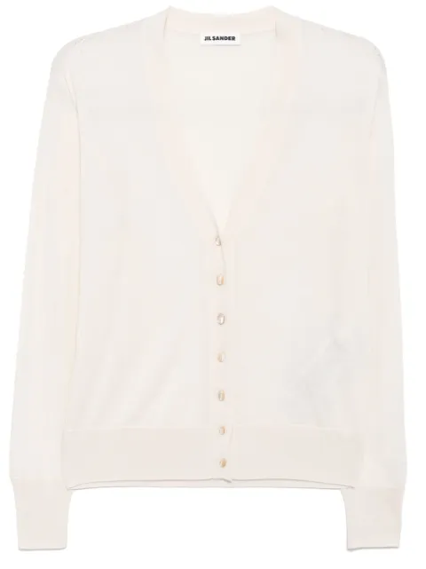 Jil Sander cárdigan con cuello en V