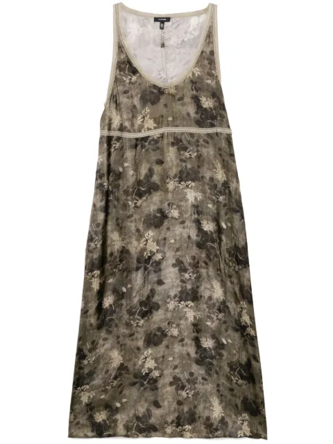 R13 vestido con cuello redondo