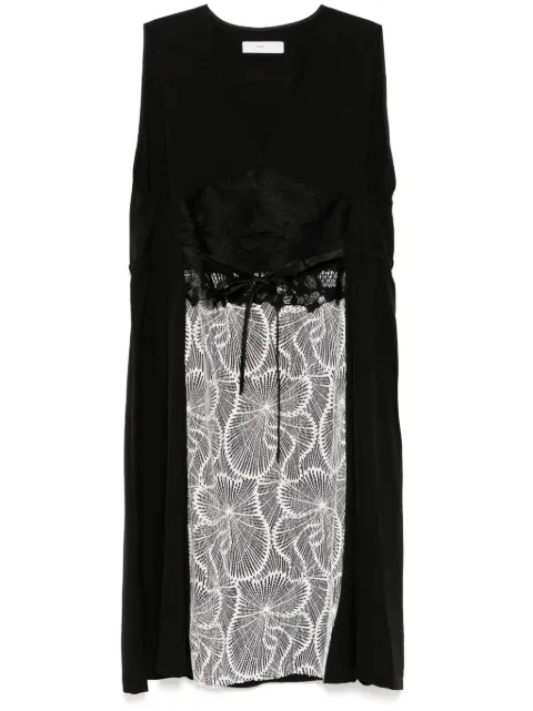 Toga lace detail dress