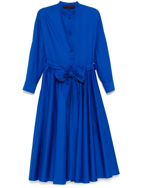 Martin Grant vestido camisero con diseño circular