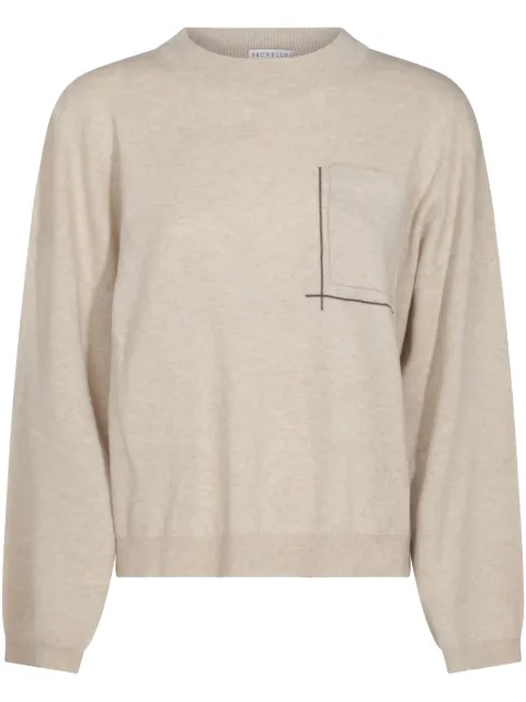 Brunello Cucinelli Monili chain-detail sweater