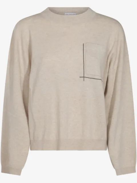 Brunello Cucinelli Monili chain-detail sweater