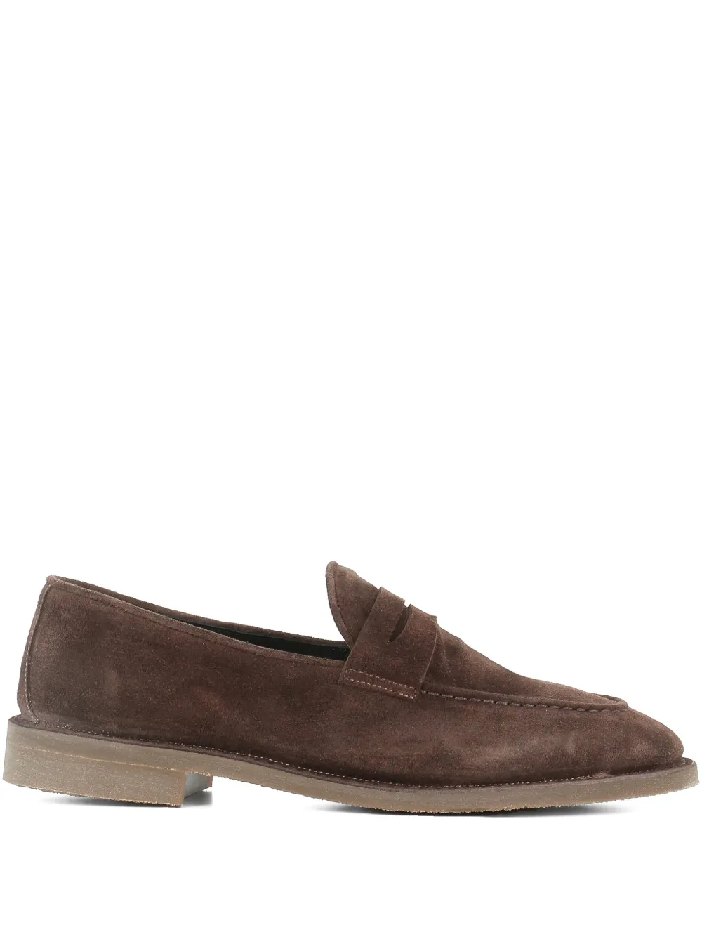 Alberto Fasciani Suède loafers Bruin