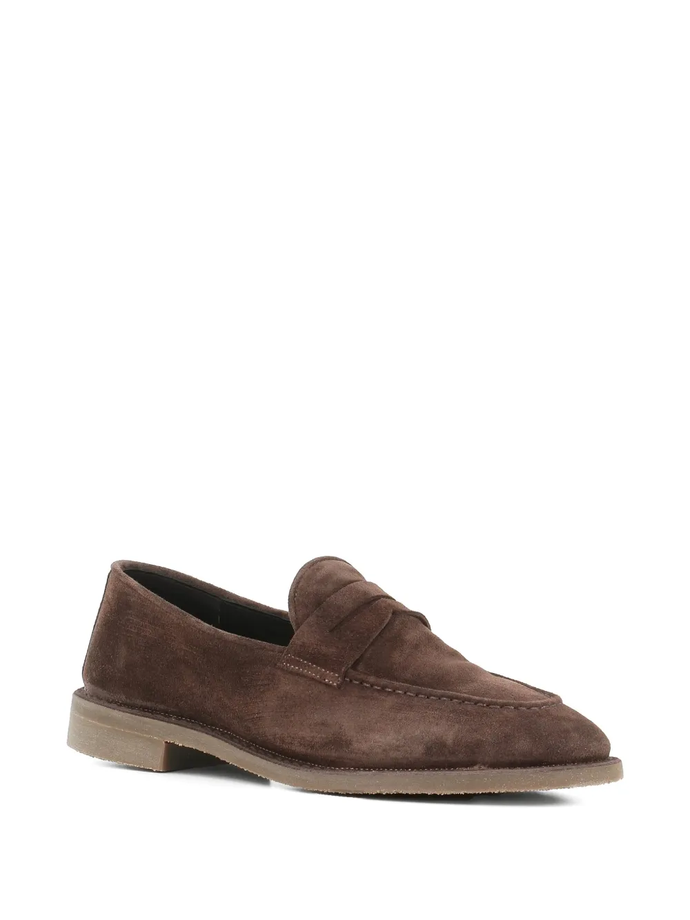 Alberto Fasciani Suède loafers Bruin