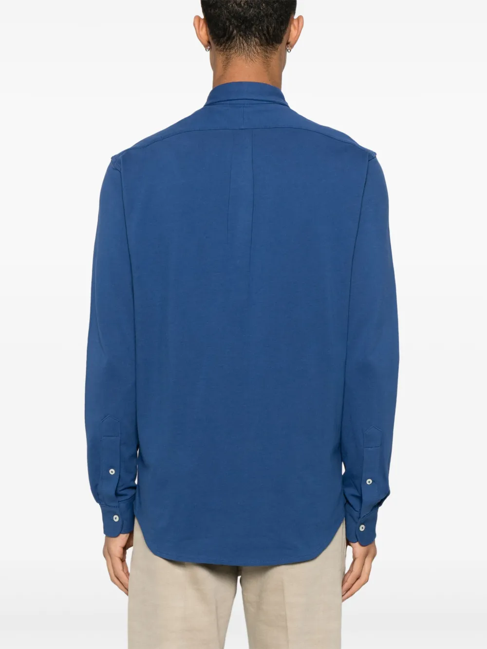 Polo Ralph Lauren Overhemd met Polo Pony-patroon Blauw