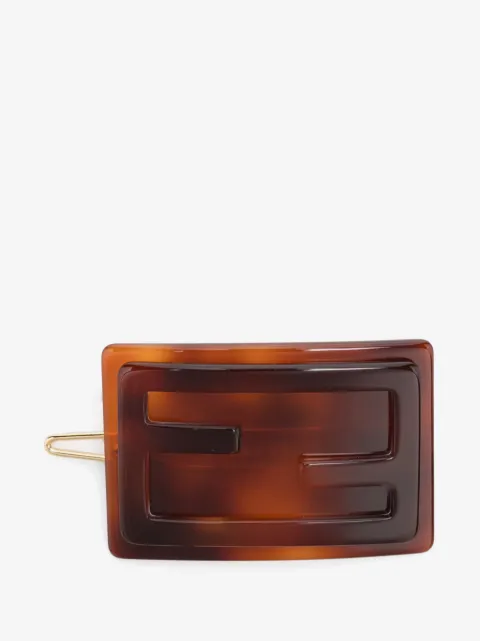 Fendi Kids FF-embossed hair clip