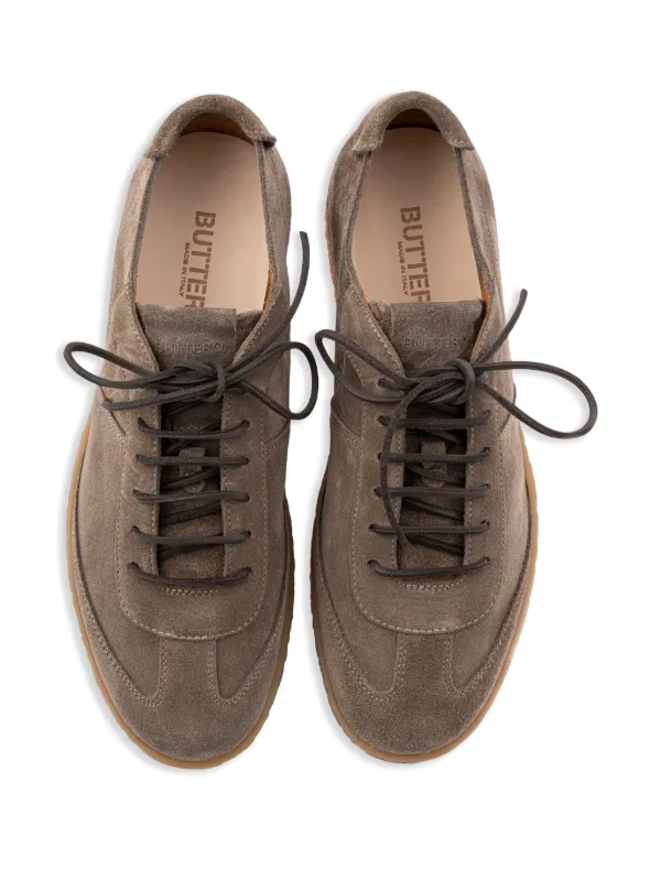 BUTTERO｜SNEAKERS ( CRESPO (B10600 VARA DG)) BUTTERO CRESPO SNEAKERS IN FOREST SUEDE B10500MASS-UG1/15