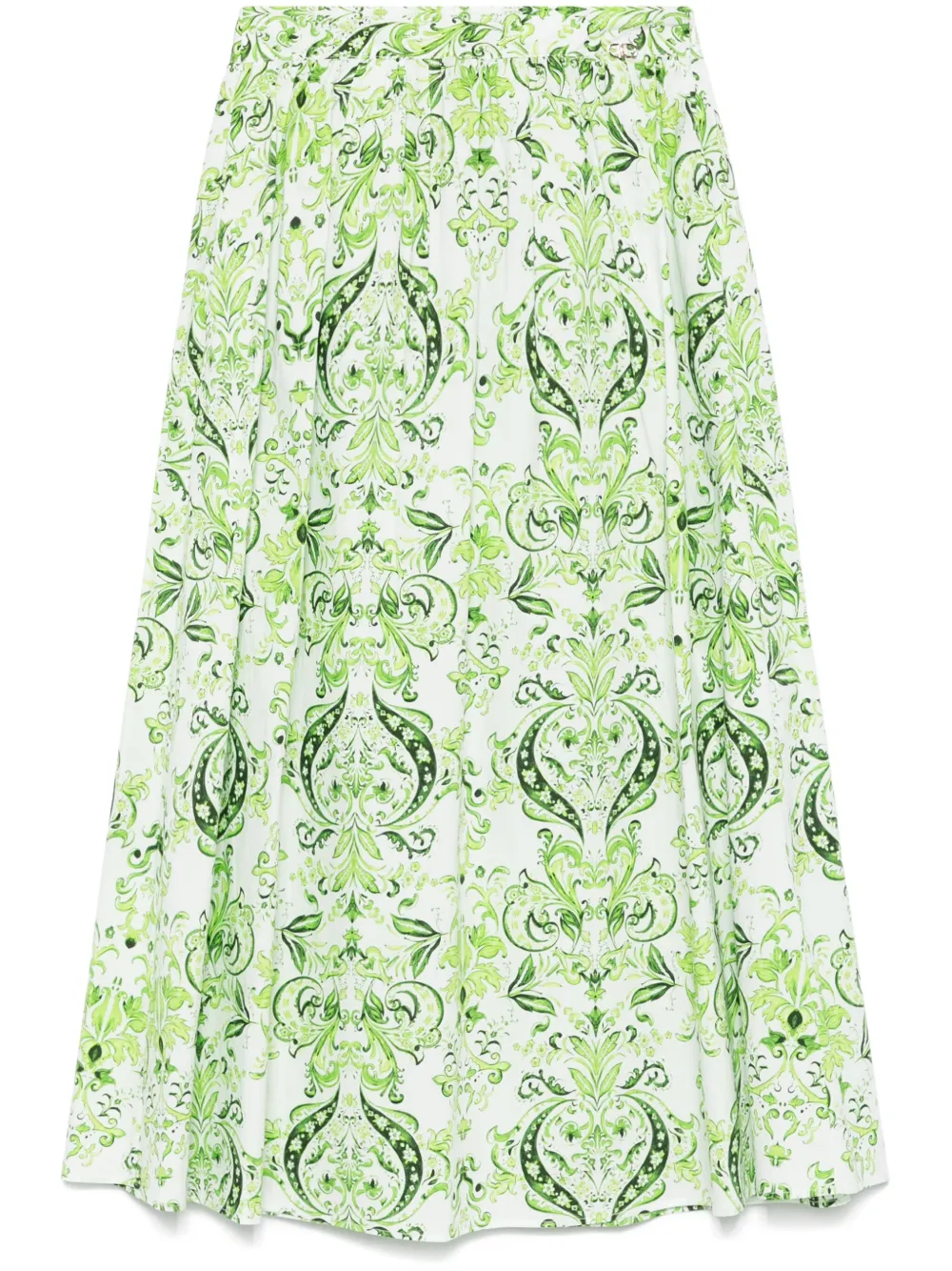 LIU JO Midi-rok met paisley-print Groen