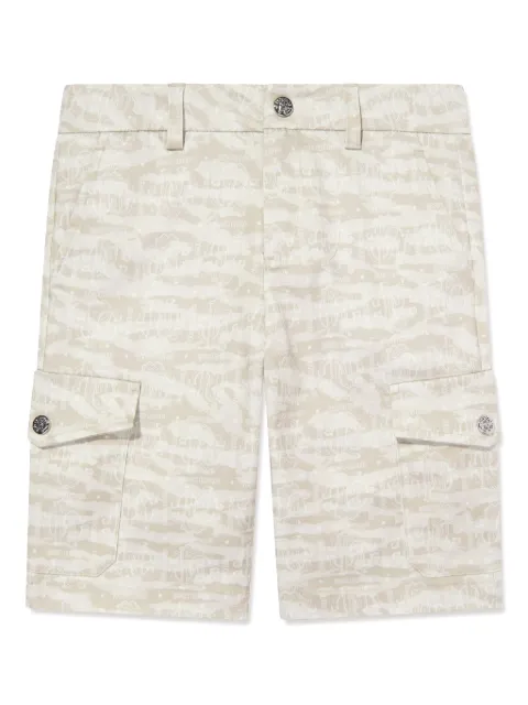 Roberto Cavalli Junior Bermuda cargo monogramada