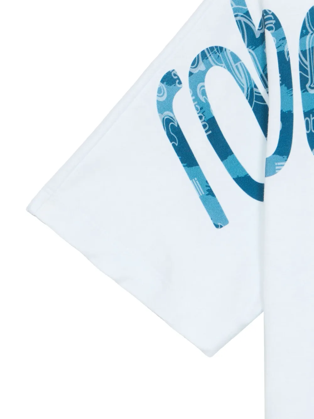 Roberto Cavalli Junior T-shirt met logoprint Wit