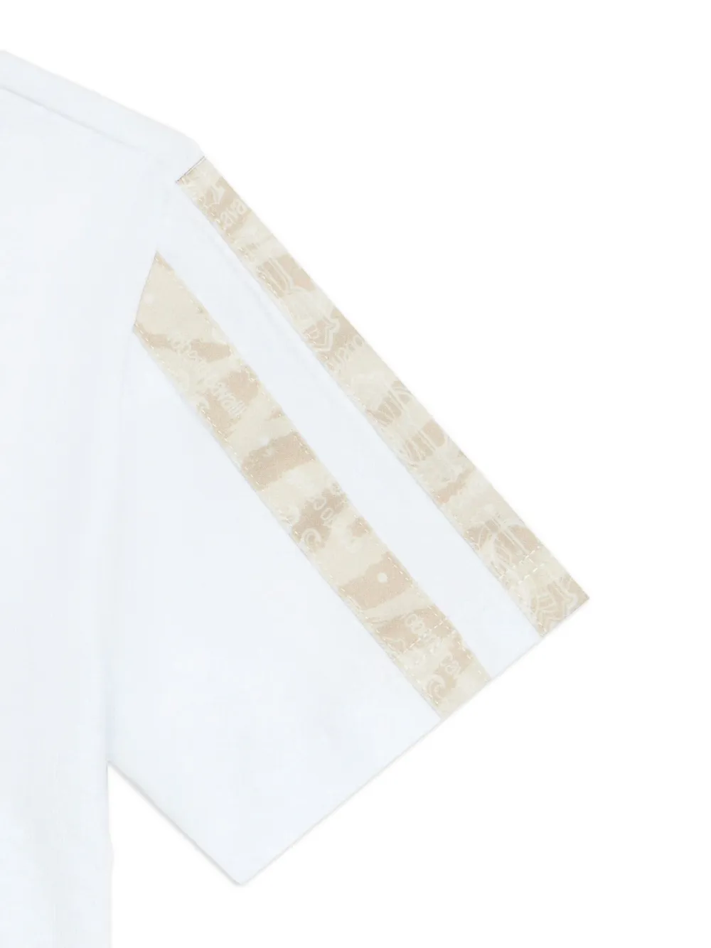 Roberto Cavalli Junior T-shirt met geborduurd logo Wit