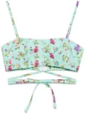 PAOLA ZUIN Bralette top - Green