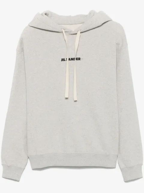 Jil Sander logo-print hoodie 