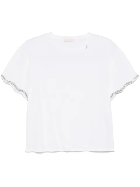LIU JO crystal-embellishment T-shirt