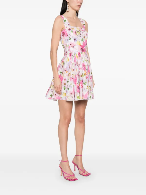 saylor aleigh mini dress Saylor Applique Mini Dress in Black