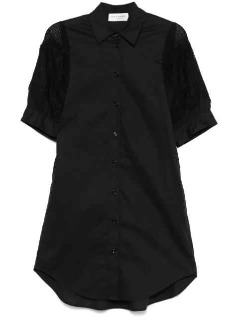 ERMANNO FIRENZE  lace-panels mini dress