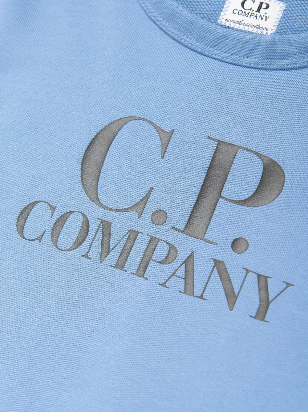 C.P. COMPANY LOGO-PRINT SWEATSHIRT