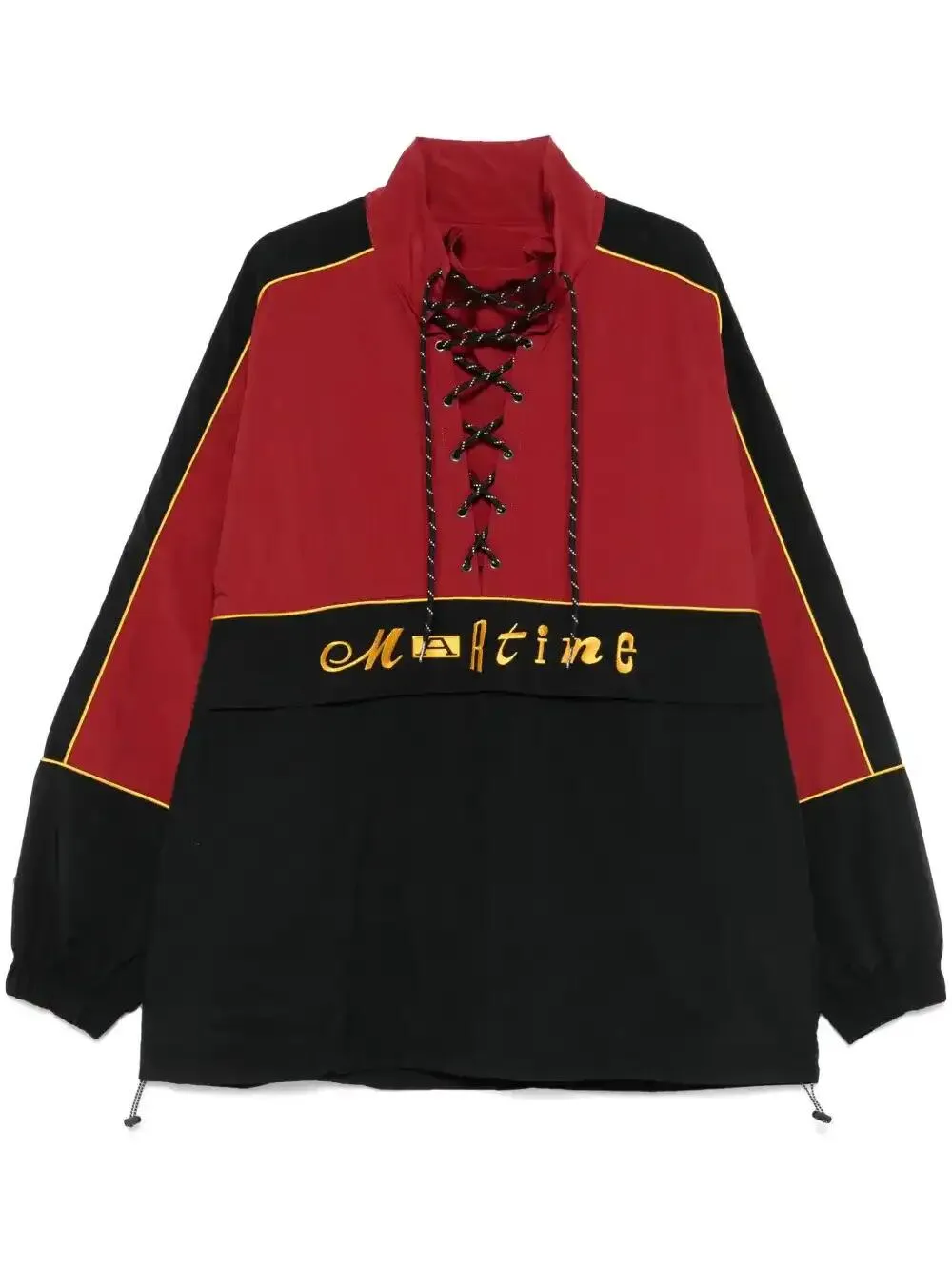 MARTINE ROSE LACE-UP WINDBREAKER 