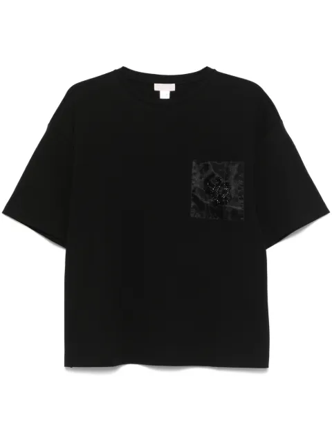 LIU JO playera con logo y cuenta