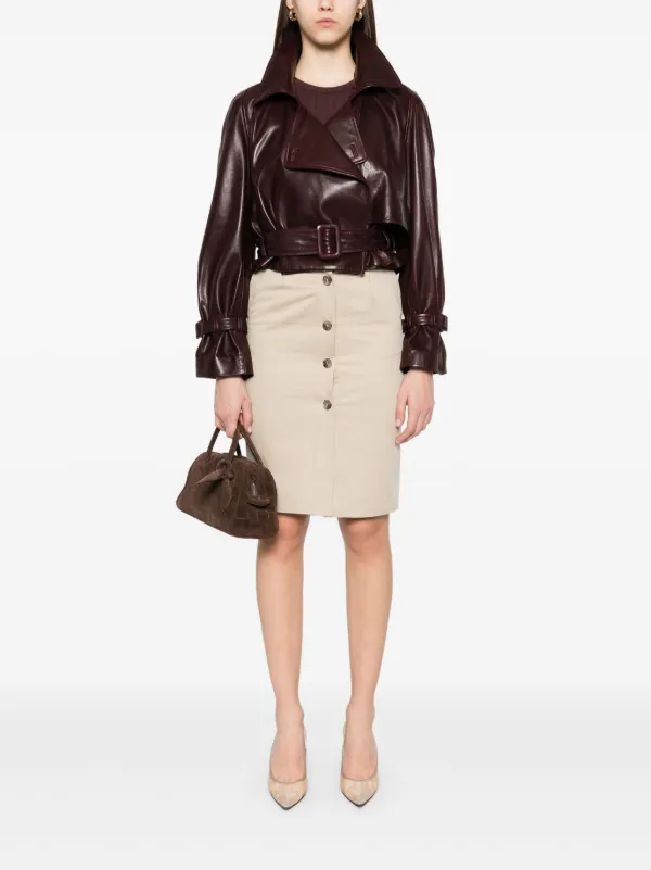 スカート Anine Bing Zaire Skirt ANINE BING Zaire Skirt - Oatmeal