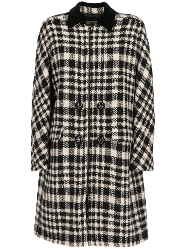 Valentino Garavani ベルト付きチェックコート　12 28728386_58108187_600.jpg