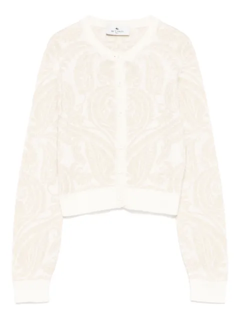 ETRO KIDS intarsia-knit cardigan