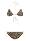 Oséree leopard-print bikini - Brown