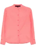 Martin Grant stand-up collar shirt - Red