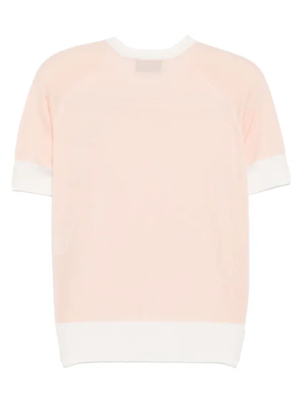 Sonia Rykiel Pull à Manches Courtes Rose FARFETCH FR