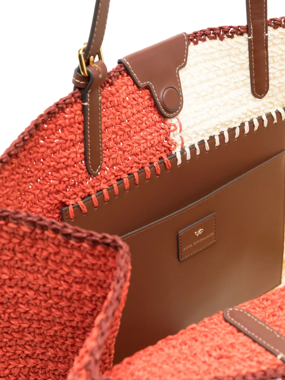Anya Hindmarch McVitie's Club strandtas Beige