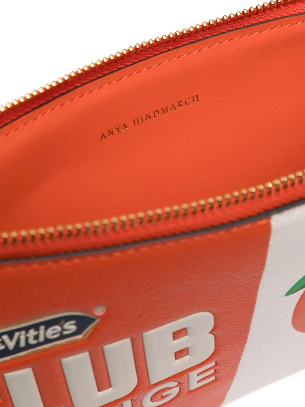 ANYA HINDMARCH CLUB ORANGE PURSE