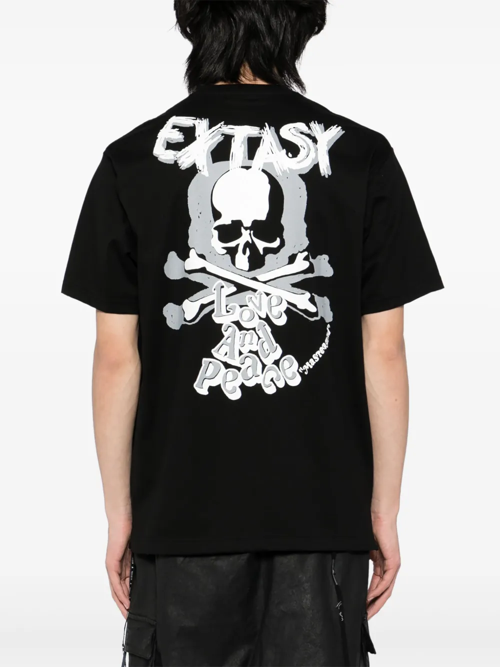 Mastermind Japan T-shirt met grafische print Zwart