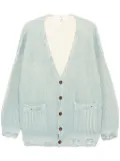 R13 printed cardigan - Blue