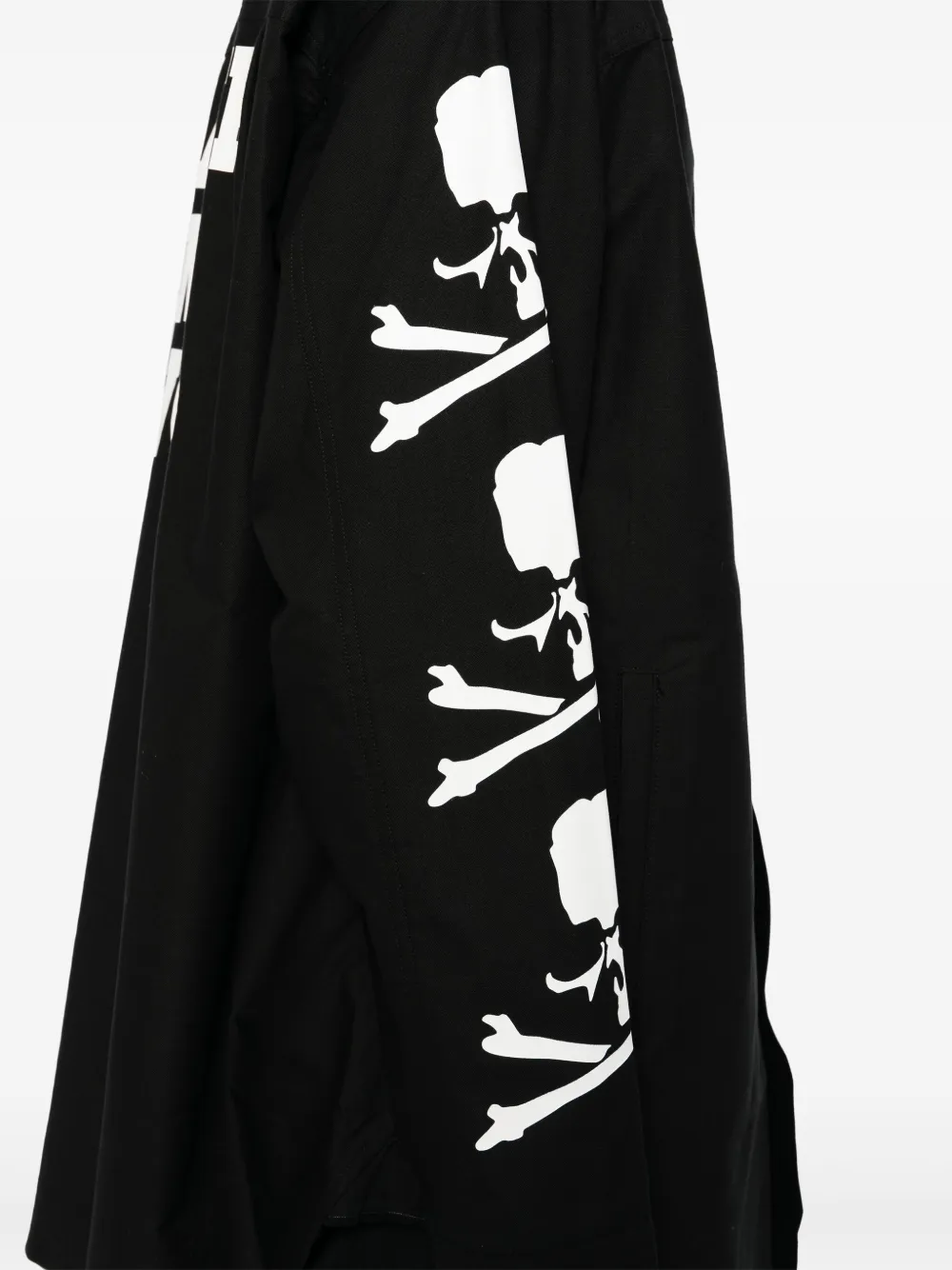 Mastermind Japan Graphic-print Shirt Jacket In Black