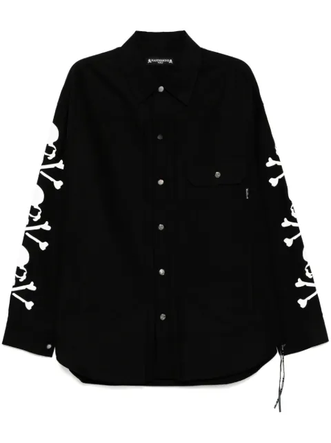 Mastermind World graphic-print shirt jacket